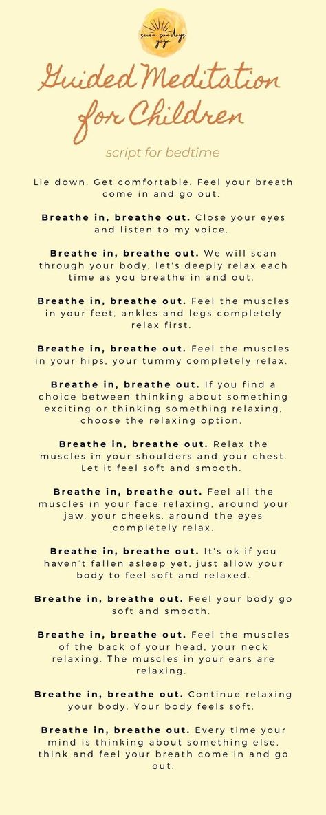 Meditation Class Ideas, Breathing Meditation Script, Guided Breathing Meditation, Yoga Meditation Script, Yoga Centering Scripts, Guided Meditation Scripts Mindfulness, Guided Relaxation Script, Yoga Script, Guided Meditation For Kids