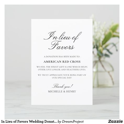 In Lieu Of Favors, Tabletop Signs, American Red Cross, Favors Sign, Seaside Wedding, Colored Envelopes, Favors Wedding, Invitation Sizes, Envelope Liners