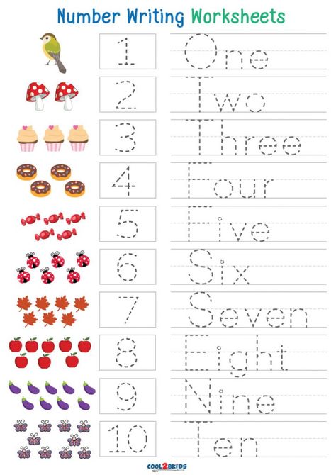 Free Printable Number Tracing Worksheets Kindergarten Learning Worksheets, Letter And Number Tracing Worksheets, Number Tracing Activities, Word Numbers Free Printable, Prek Printables Worksheets, Prek Classroom Worksheet, Number Trace Worksheet, Number Writing Worksheets Free Printable, Trace The Numbers Worksheet