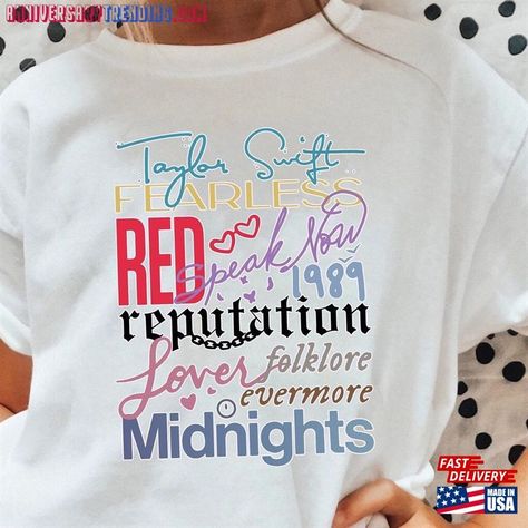 Kid Album Taylor Swift Shirt The Eras Tour 2023 T-Shirt Classic Unisex Check more at https://anniversarytrending.com/product/kid-album-taylor-swift-shirt-the-eras-tour-2023-t-shirt-classic-unisex/ Taylor Swift Shirt, Eras Tour 2023, Kid Birthday Outfits, Taylor Swift Shirts, Taylor Swift Birthday, Taylor Swift Tour Outfits, Swift Tour, Tour Outfits, Taylor Swift Concert