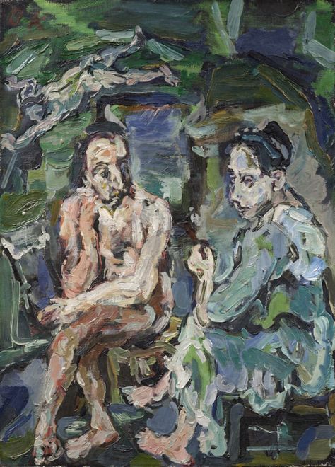 Oskar Kokoschka, <i>Orpheus und Eurydike</i> Courtesy Sotheby's Orpheus And Eurydice, Oskar Kokoschka, Expressionist Artists, Fantasy Paintings, Expressionism Painting, Old Master, Art Movement, Art Moderne, Artwork For Sale