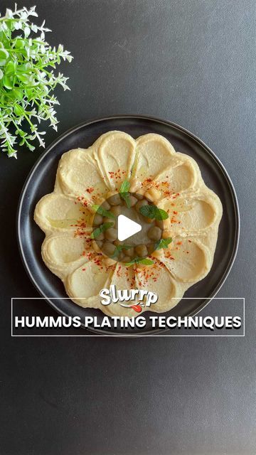 Slurrp App on Instagram: "PLATING TRICKS: HUMMUS
#partyideas

Try these fun #Hummus Plating techniques to impress your guests at your next party or get togethers! You can serve it with crackers, pita bread, pita chips or just have it with any chips of your choice. Presented by #slurrpcommunity member @homechefalison

Follow @slurrpapp for more exciting #plating tricks & hacks!
.
.
.
.
.
.
.
.
.
.
.
.
.
.
.
.
.
.
.
.
.
.
.
.
.
.
.
.
.
.
.
.
.
.
.
.
.
.
.
.
.
#cookwithslurrp #platingskills #platinggoals #platingfood #platingideas #foodblogger #partyplanning #partyfood #indianfoodbloggers #foodlover #hummusrecipe #hummus #HummusLover #platingtechniques #platingtips #cookingtips #homechef #partysnacks #chipsanddip #dinnerparty #foodpresentation" Hummus Pita Platter, Hummus Presentation Ideas, Hummus Plating Ideas, Hummus Decoration, Hummus Serving Ideas, Hummus Plating, Hummus Platter Presentation, Pita Bread Appetizers, Bread Plating