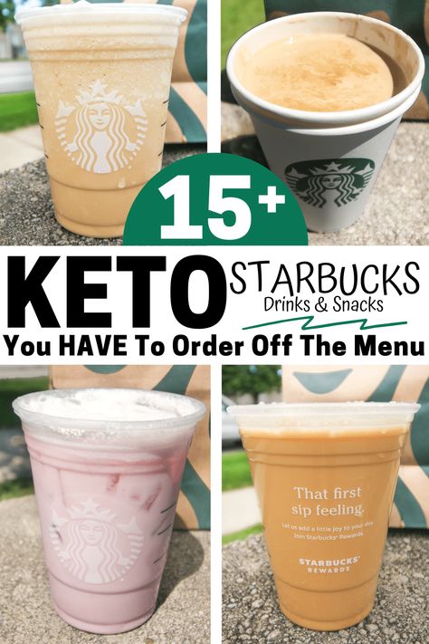 Keto Starbucks Drinks, Low Carb Starbucks Drinks, Low Carb Starbucks, Keto Starbucks, Starbucks Tea, 500 Calorie, Low Carb Drinks, Keto Drink, Carb Free