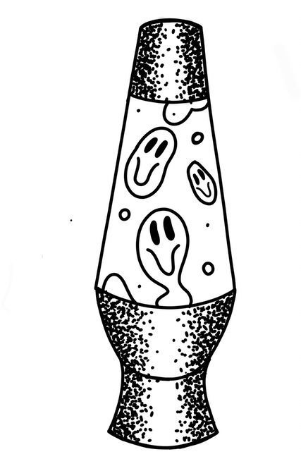 Edgy Line Art, Trippy Black And White Tattoos, Lava Lamp Coloring Page, Traditional Lava Lamp Tattoo, Lava Lamp Tattoo Simple, Trippy Flash Tattoo, Hippie Sketches Doodles, Simple Trippy Drawings Easy, Simple Trippy Art