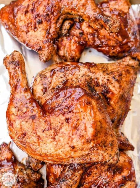 Grilling Chicken Leg Quarters, Barbeque Chicken Grilled, Chicken Legs In Air Fryer, Chicken Thighs Crockpot, Grilled Chicken Leg Quarters, Recipes Chicken Thighs, Chicken Quarter Recipes, Chicken Thighs In Oven, Chicken Leg Quarter Recipes