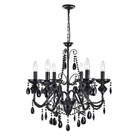 This breathtaking 6 Light Up Chandelier with Black finish is a beautiful piece from our Keen Collection. With its sophisticated beauty and stunning details, it is sure to add the perfect touch to your decor. - Keen Black Six-Light Chandelier with K9 Black Crystal - Crystal: K9 Black - Comes with 72 In. of chain - Bulb (s) Not Included - One year limited warranty against manufacturers defect. CWI Lighting - 5095P22B-6 | CWI Lighting 5095P22B-6 Keen Six-Light Chandelier w/ K9 Crystal in Black, Tra Indoor Chandelier, 6 Light Chandelier, 3 Light Chandelier, Metal Chandelier, Contemporary Chandelier, Traditional Chandelier, Mini Chandelier, Chandelier Style, Candle Styling