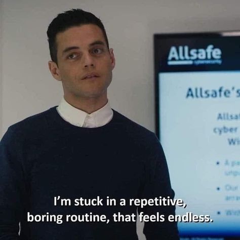 Disturbing Quotes on Instagram: “Mr. Robot (2015-2019) #DisturbingQuotes” Disturbing Quotes, Disturbed Quotes, Robot Quotes, Mr Robot Quotes, Robots Quote, Silly Goofy, Mr Robot, Quotes On Instagram, Tv Shows