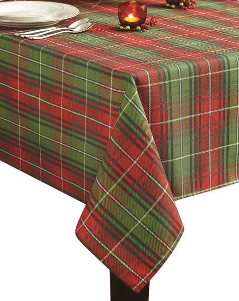 Christmas Plaid Printed Tablecloth #Christmas #Plaid #Tablecloth Tartan Plaid Christmas, Holiday Tablecloths, Plaid Tablecloth, Park Designs, Red Bedding, Holiday Plaid, Rectangle Tablecloth, Square Tablecloth, Christmas Table Cloth