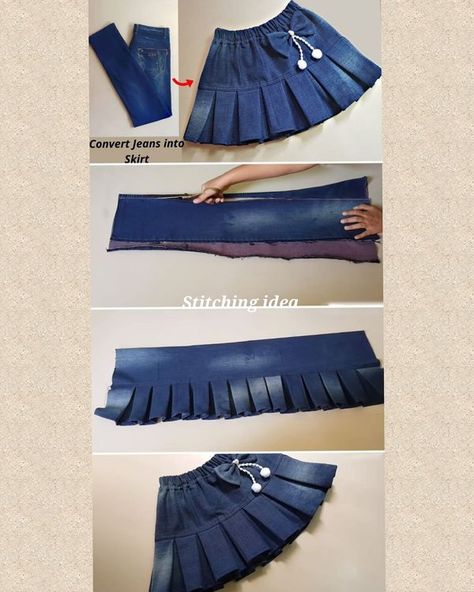 Girls Dresses Diy, Diy Jeans, Baby Frock Pattern, Girls Dress Sewing Patterns, Kids Dress Patterns