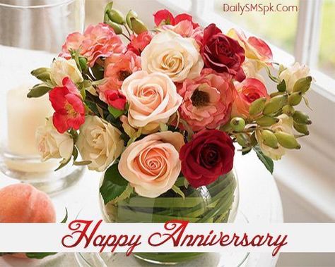 Happy Anniversary Quote With Flowers Pictures, Photos, and Images for Facebook, Tumblr, Pinterest, and Twitter Happy Anniversary Bouquet, Happy Anniversary Flowers, Happy Anniversary Images, Happy Anniversary Flowers Bouquets, Happy Wedding Anniversary, Happy Wedding Anniversary Cards, Happy Aniversary, Wedding Anniversary Pictures, Flower Table Decorations