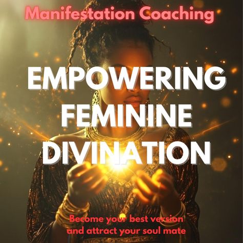 Step into your divine feminine power with the Empowering Feminine Divination spell! This powerful spell is crafted to help you align with your inner strength, awaken your intuition, and attract the love and life you deserve. 🌟 What You Will Receive: *A sacred ritual that empowers your divine feminine energy. *Step-by-step guidance on channeling your feminine power for love and manifestation. *Personalized affirmations to help you enhance your inner glow and attract your soulmate. *Special tips to strengthen your intuition and connect with your higher self. 💖 How It Works: By tapping into the feminine energy within, this spell will help you radiate confidence and love, making you irresistible to your soulmate. You'll not only attract romantic love but also align with your true purpose, em Divine Feminine Power, Attract Your Soulmate, Divine Feminine Energy, Attraction Spell, Inner Glow, True Purpose, Feminine Power, Inner Strength, Feminine Energy