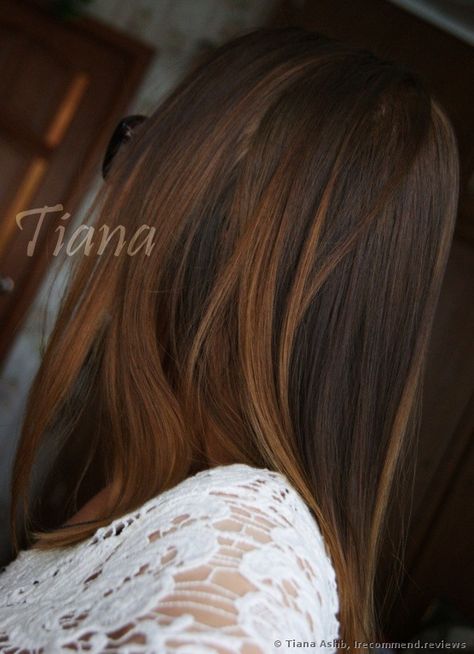 Garnier Olia Hair color Garnier Hair Color Before And After, Garnier Olia Hair Color, Olia Hair Color, Garnier Hair Color, Garnier Olia, Dark Hair With Highlights, Brunette Highlights, Golden Brown, Change Me