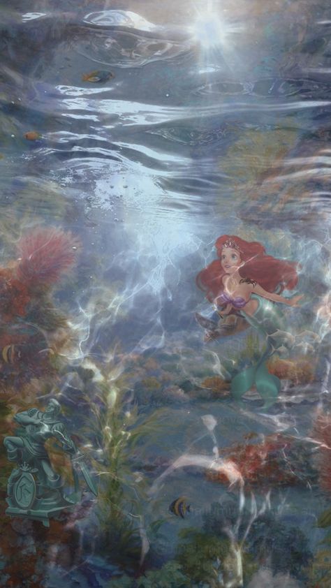 #ariel #thelittlemermaid #underthesea Arielle Core, Ariel Core, The Little Mermaid Aesthetic, Little Mermaid Aesthetic, Ariel Aesthetic, Little Mermaid Wallpaper, Mermaid Wallpapers, Princess Core, Mermaid Aesthetic