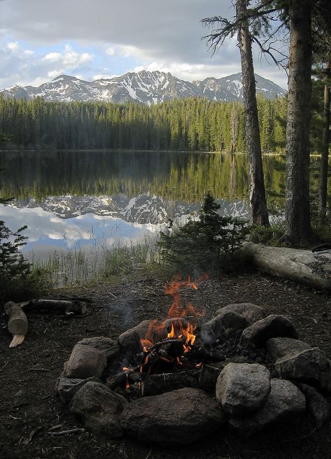 lakeside camp | Fire ring view | SnowSara | Flickr Lakeside Camping, Yacht Luxury, Camping Photography, Camping Aesthetic, Free Camping, Best Hikes, Parkour, Go Camping, Tent Camping