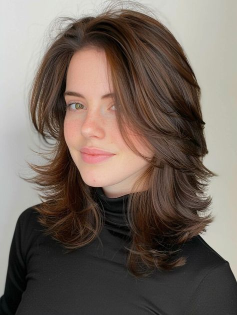 Discover Stunning Layered Haircuts: Versatile Styles for Every Look Layered Haircuts For Shoulder Length Hair, Short Layered Haircuts Shoulder Length, Layered Haircuts For Medium Hair, Hair Inspiration Short, Haircuts For Wavy Hair, Short Layered Haircuts, Disney Sketches, Shot Hair Styles, Haircuts For Medium Hair