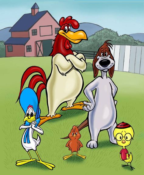 Looney Tunes Rooster, Looney Tunes Wallpaper, Warner Bros Cartoons, Chicken Dog, Old Cartoon Characters, Foghorn Leghorn, Looney Tunes Show, Cartoon Character Tattoos, Animated Cartoon Characters