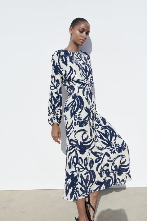 Dresses for Women | Explore our New Arrivals | ZARA Australia Chenille Dress, Zara Floral Print Dress, Vestidos Animal Print, Zara Short Dress, Zara Midi Dress, Crossover Dress, Zara Australia, Printed Short Dresses, Floral Dresses Short