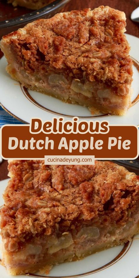 Delicious Dutch Apple Pie – CUCINADEYUNG Easy Dutch Apple Pie, Dutch Apple Pie Topping, Homemade Dutch Apple Pie, Easy Thanksgiving Dessert, Dutch Apple Pie Recipe, Apple Pie Recipe Homemade, Dutch Apple Pie, Dutch Apple, Thanksgiving Desserts Easy