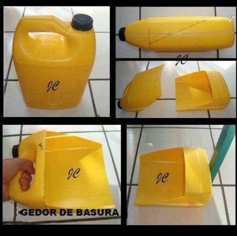 Easy DIY Dustpan  for in the garage Recycler Diy, Laundry Detergent Bottles, Diy Para A Casa, Upcycle Plastic, Reuse Plastic Bottles, Plastic Bottle Art, Detergent Bottles, Diy Plastic Bottle, Diy Bricolage