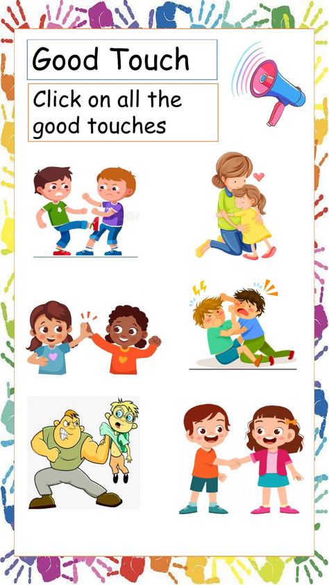 Good And Bad Manners Worksheets For Kids, Good And Bad Behavior Pictures For Kids, Good Touch Bad Touch Chart, Good And Bad Habits Worksheet For Kids, Good Touch Bad Touch Worksheet, Good Touch Bad Touch Activities, Good Touch Bad Touch Lessons Kids, Good Touch Bad Touch Posters, Good Touch Bad Touch