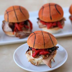 #Basketball Buns! These would be perfect for a March Madness party. March Madness Party Food, Blackened Turkey, March Madness Snacks, Basketball Food, March Madness Parties, Sports Snacks, Frozen Dinner Rolls, Basketball Birthday Parties, Basketball Party