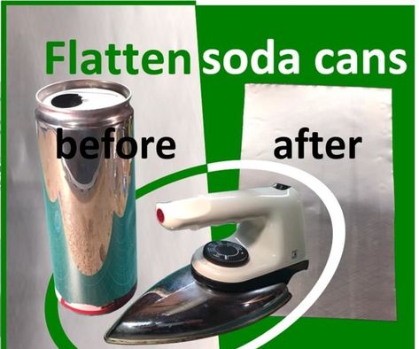 Reusing Soda Cans, Embossing Aluminum Cans, Recycle Soda Cans, Repurpose Soda Cans, Recycled Aluminum Cans Ideas, Upcycling Aluminum Cans, Recycled Soda Cans, How To Flatten Tin Cans, Soda Can Embossing