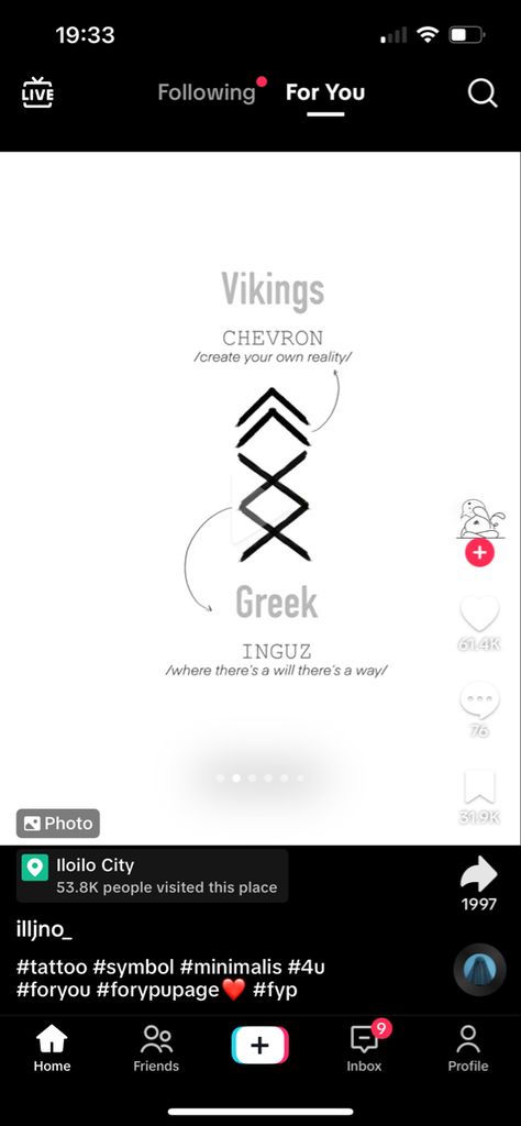 Create Your Own Reality Symbol, Create Your Own Reality Tattoo, Greek Tattoo, Create Your Own Reality, Greek Tattoos, Tattoo Fonts, Tatting, Create Yourself, Create Your