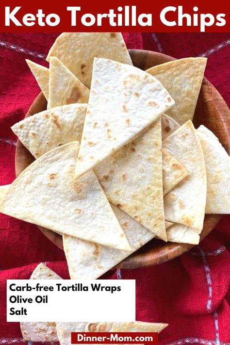 You don't have to give up your favorite party food just because you're following a low-carb diet. With this easy, homemade recipe for Keto Tortilla Chips, you can still enjoy the delicious crunch of tortilla chips without worrying about the carbs. With a few simple ingredients, you can make a big batch of chips that are sure to be a hit at any party. Low Carb Tortillas Chips, How To Make Keto Chips, Homemade Low Carb Tortilla Chips, No Carb Tortilla Chips, Carb Balance Tortilla Chips, How To Make Chips Out Of Tortillas, Protein Tortilla Chips, How To Make Keto Tortilla Chips, Homemade Keto Tortilla Chips