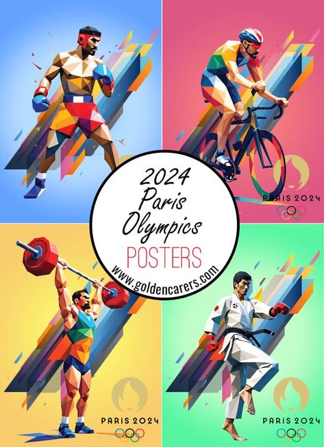 Paris 2024 Olympics posters for decorating! Olympic Poster, Paris Olympics 2024, Landmark Poster, Nursing Home Activities, Olympic Theme, Olympic Party, Olympics 2024, 2024 Olympics, Elderly Activities