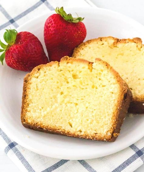 Cream Cheese Pound Cake Loaf Cream Cheese Pound Cake Loaf, Cream Cheese Loaf Cake, Cake For One Recipe, Cream Cheese Loaf, Pound Cake Loaf, Cheese Loaf, Cream Cheese Pound Cake Recipe, Cheese Pound Cake, Cake Loaf