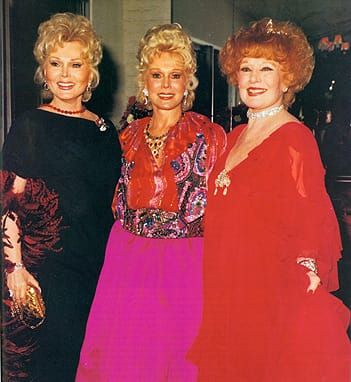 Magda Gabor, Gabor Sisters, Eva Gabor, Zsa Zsa Gabor, Spring Attire, Classic Hollywood Glamour, Zsa Zsa, Elizabeth Montgomery, Fancy Desserts