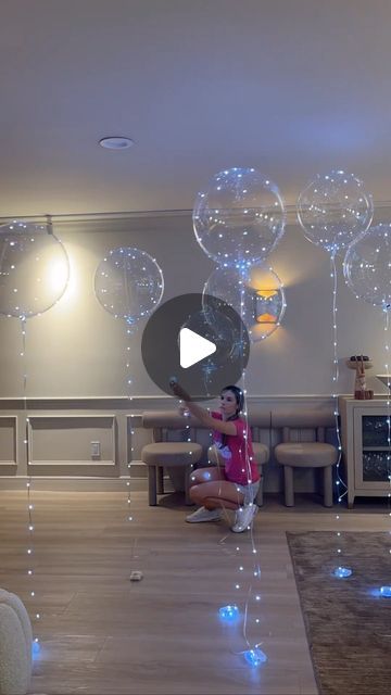 Balloon Decorations and Event Rentals Palm Beach on Instagram: "LED balloon bubbles are simply mesmerizing🤩🤩  #ledballoons" Led Balloons Decoration, Floating Balloon Decorations, Light Up Balloons In Pool, Led Balloons In Pool, Wedding Led Balloons, Led Clear Balloon Centerpieces, Ballon’s In Pool, Plastic Balloons, Led Balloons