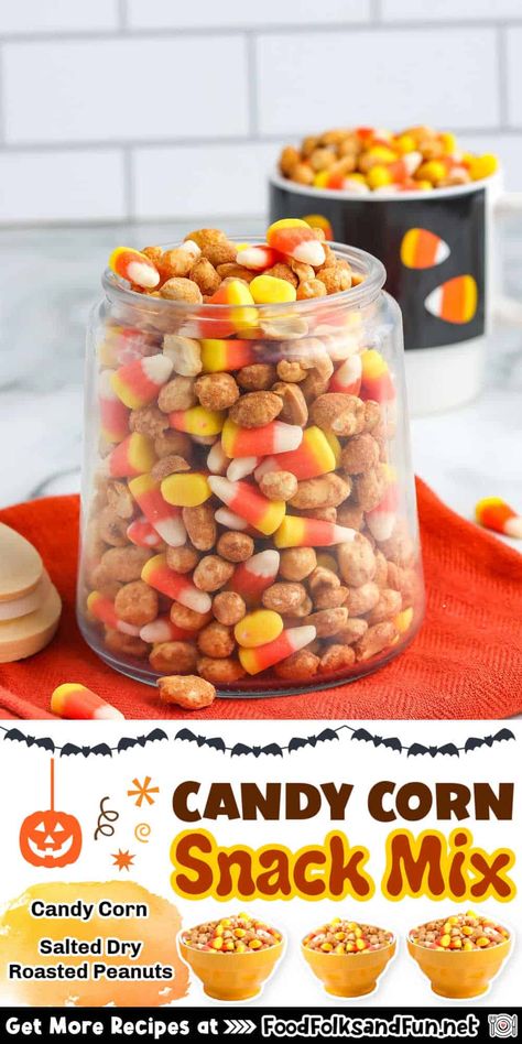 Candy Corn And Peanuts Gift, Peanuts And Candy Corn Recipe, Peanuts And Candy Corn, Candy Corn And Peanuts Recipe, Candy Corn Mix Fall Snacks, Candy Corn Mix, Fall Snack Mixes, Candy Corn Recipe, Salty Sweet Snacks