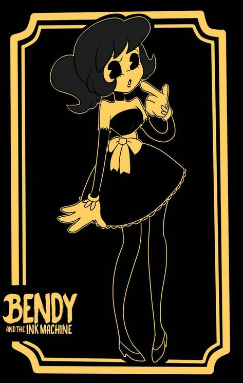 Batim Oc, 1930s Cartoons, Creepy Games, Cartoon Style Drawing, Alice Angel, Arte Sketchbook, Bendy And The Ink Machine, Hotel Art, Cute Art Styles