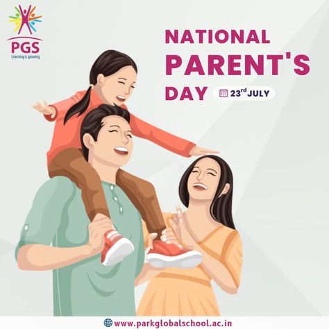 National Parents Day Greetings from Park Global School, Coimbatore - post National Parents Day, Express Gratitude, Parents Day, Coimbatore, Expressing Gratitude, Gratitude, Parenting, Let It Be, Quick Saves