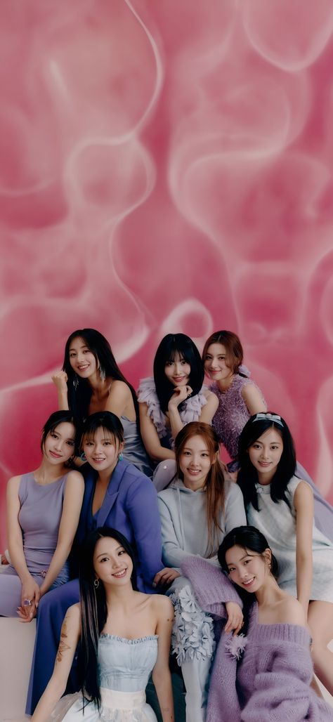 #TWICE Wallpaper Ot9 Twice Wallpaper, Twice Logo, Cool Kpop Wallpapers, Twice More & More, Twice Photoshoot, Twice Group, Kpop Backgrounds, Twice Wallpaper, Sana Jihyo