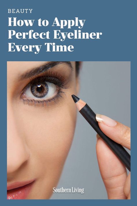 Once you've nailed down the proper eyeliner technique, we'll serve as your guides on the journey to perfecting your lash-line look. Ways To Wear Eyeliner, How To Apply Eyeliner Pencil, Eyeliner How To, Eyeliner Pencil Tutorial, How To Wear Eyeliner, How To Put Eyeliner, Everyday Eyeliner, Top Eyeliner, Applying Eyeliner