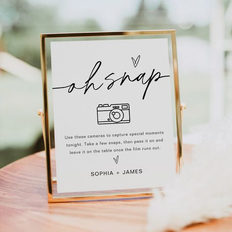 Wedding Photo Booth Sign, Wedding I Spy, Camera Wedding, Disposable Camera Wedding, Wedding Camera, Wedding Hashtag Sign, Hashtag Sign, Photo Booth Sign, Personalized Wedding Guest Book