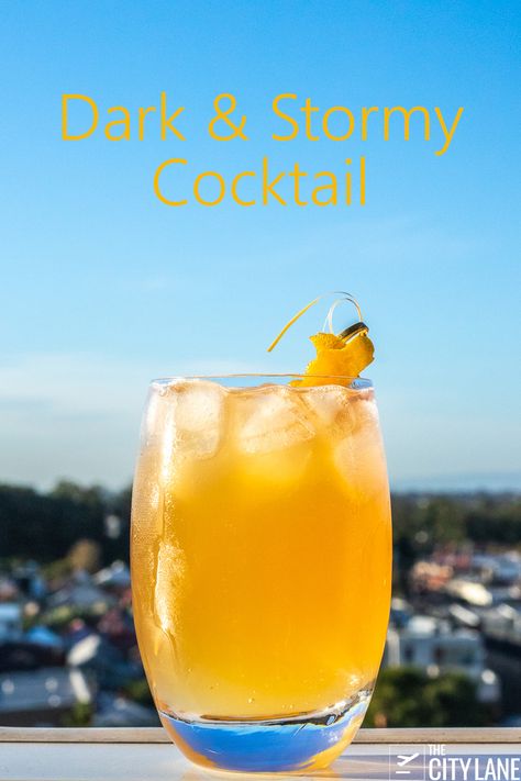 Dark N Stormy Cocktail, Spiced Cocktail, Dark & Stormy, Spiced Rum, Ginger Beer, Cocktail Recipe, Time Of The Year, Cocktail Recipes, Rum