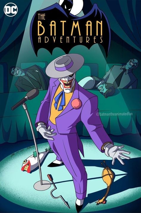 Batman Adventures Comics, The New Batman Adventures Joker, Joker Animated Series, Batman Animated Series Joker, Batman Adventures, Batman Animated, Joker Artwork, Bruce Timm, Batman The Animated Series