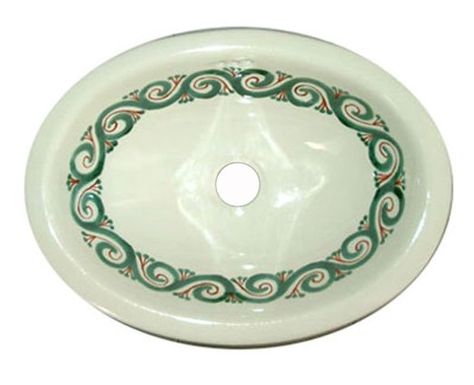 Large Bathroom Sink, Bathroom Pedestal Sink, Kohler Bathroom Sink, Mexican Bathroom, Counter Top Sink Bathroom, Talavera Sink, Drop In Bathroom Sinks, Small Bathroom Sinks, Mexican Ceramics