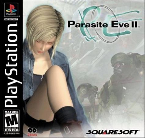 Parasite Eve II Legend Of Mana, Parasite Eve, Retro Games Poster, Game Cover, Horror Video Games, Ps2 Games, Collage Board, Playstation 1, Retro Horror