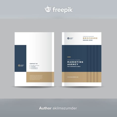 Brochure Back Cover, Business Brochure Design Layout, Book Cover Layout Design, Premium Brochure Design, Cover Report Design, Brochure Cover Design Inspiration, Broucher Template, Paper Cover Design, Catalogue Cover Design