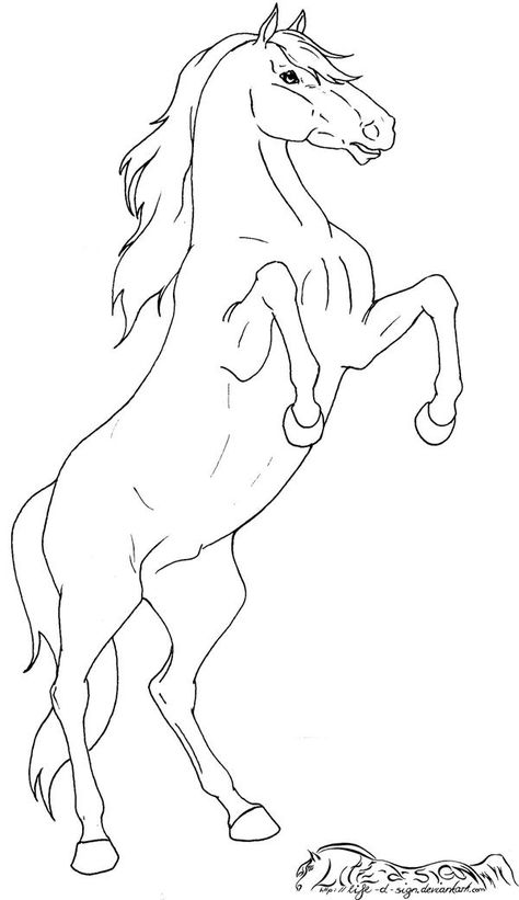 Number Five, Horse Coloring, A Drawing, A Horse, Coloring Page, Canvas Painting, Deviantart, Drawings, Canvas