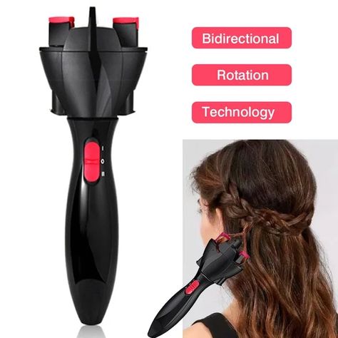 Styler Hair, Hair Twisters, Hair Braiding Tool, Braid Tool, Hair Braider, Hair Styling Tool, Cabello Hair, Diy Braids, Electric Hair