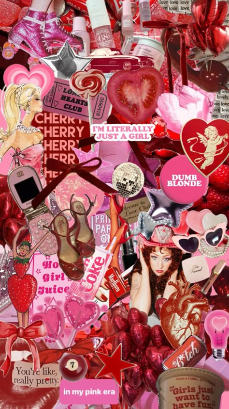 Y2k Collage, Beachy Wallpaper, Background Collage, Y2k Barbie, Rose Gold Wallpaper, Chappell Roan, Pink Girly Things, Iphone Wallpaper Girly, Princess Aesthetic