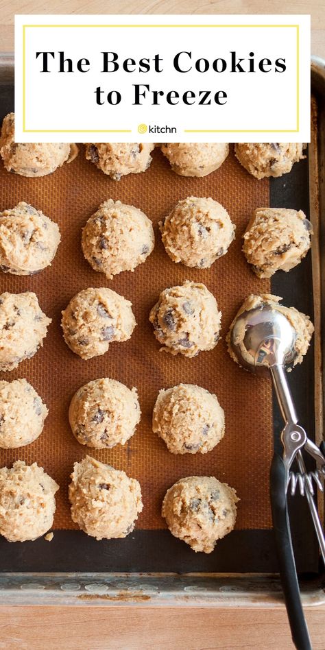 Cookies To Freeze, Freezable Cookie Dough, Freezer Cookie Dough, Freeze Cookies, Freezable Cookies, Freezer Desserts, Freezer Cookies, Freezable Meals, The Best Cookies