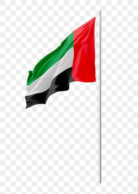 Uae Heritage, United Arab Emirates Flag, Emirates Flag, Uae Flag, Heritage Art, Uae National Day, Flag Png, Business Cards Creative, Flag Pole