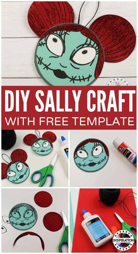 Nightmare Before Christmas Crafts Easy, Easy Diy Nightmare Before Christmas Decorations, Nightmare Before Christmas Ornaments Diy, Nightmare Before Christmas Crafts, Disney Camp, Disney Diys, Disney Ornaments Diy, Nightmare Before Christmas Kids, Christmas Silhouettes