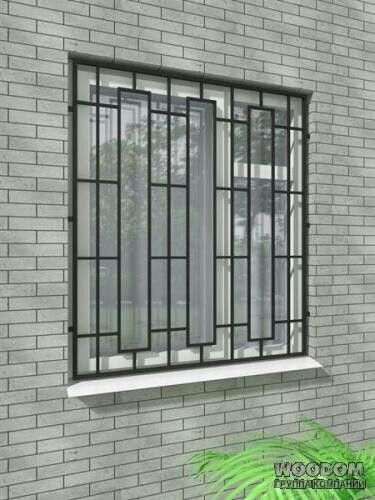 Architectural Trends, Grill Window, Iron Window Grill, Modern Window Design, Modern Window Grill, Window Grills, Grill Designs, Pintu Interior, Window House